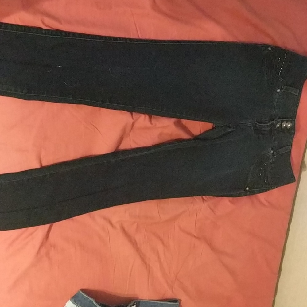 Black tush push pants